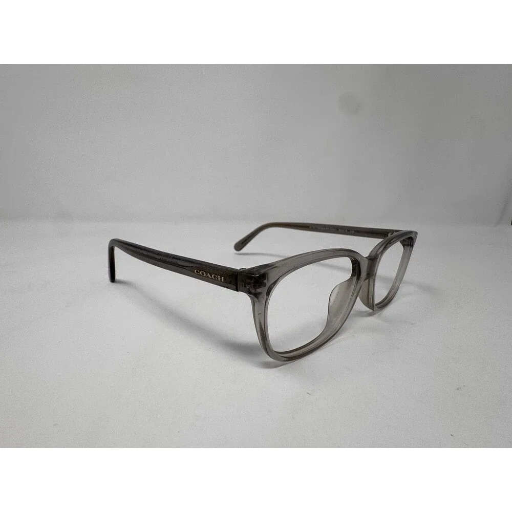 Coach HC6139U Eyeglass Frames Only 53-15-140 Transparent Gray 5176 Authentic